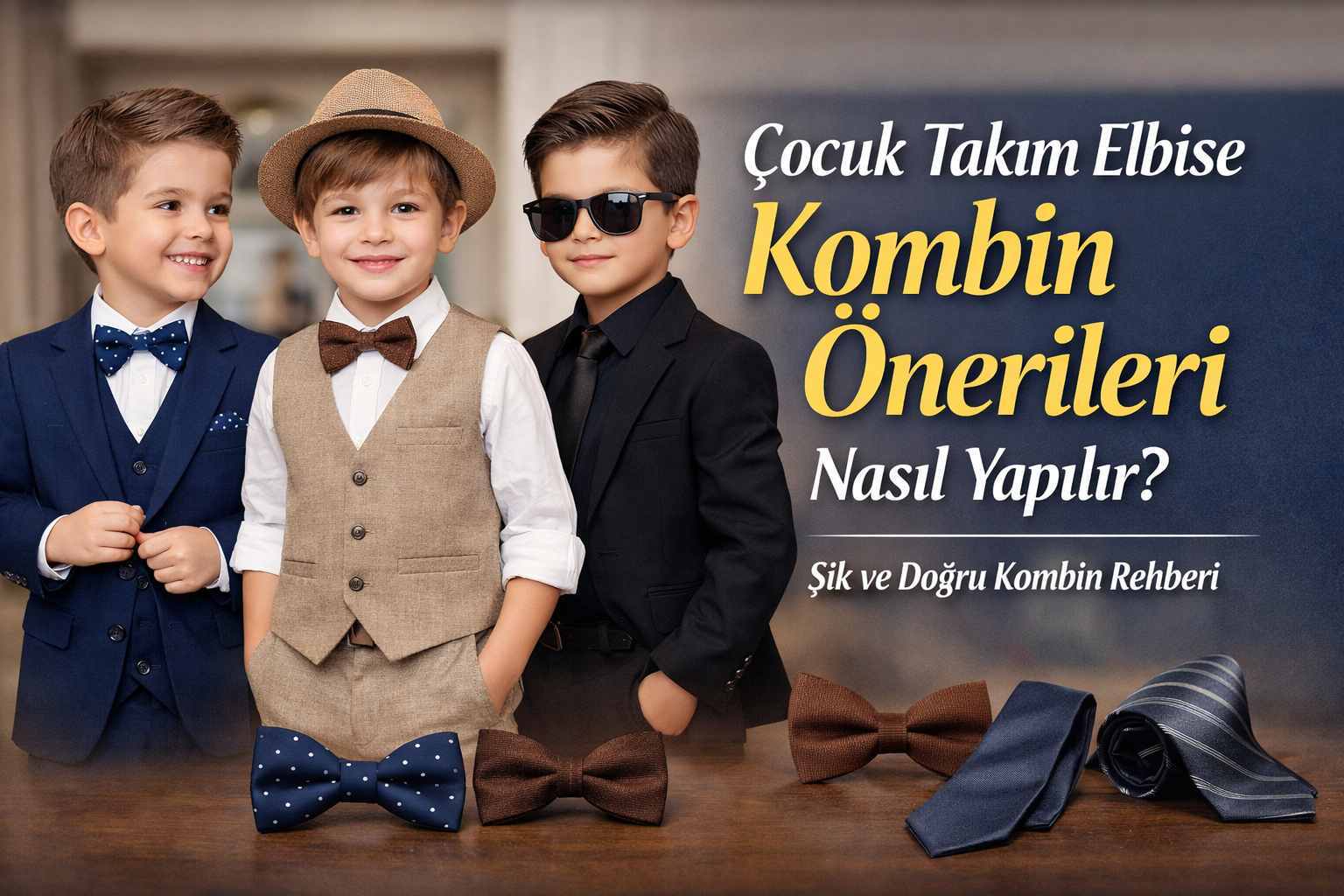 Çocuk Takım Elbise Kombin Önerileri Nasıl Yapılır?