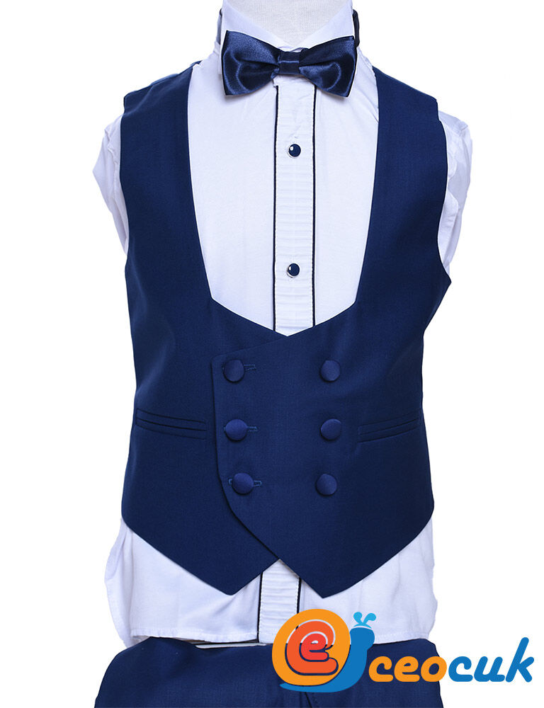 Doctor junior Lacivert Yakalı Cocuk Takim Elbise - 6