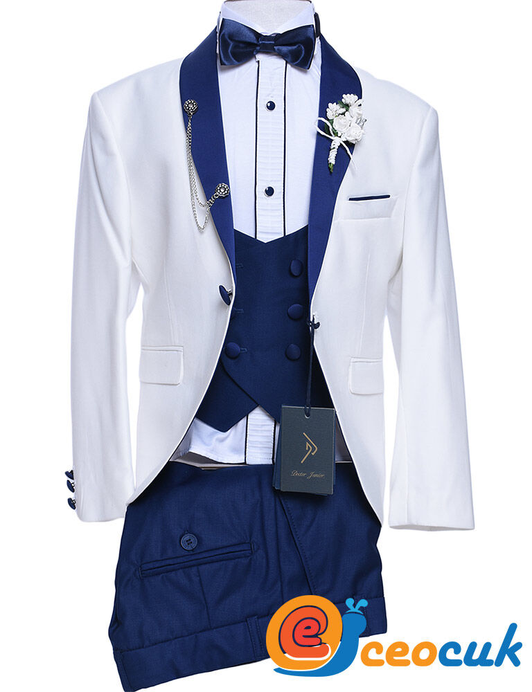 Doctor junior Lacivert Yakalı Cocuk Takim Elbise - 5