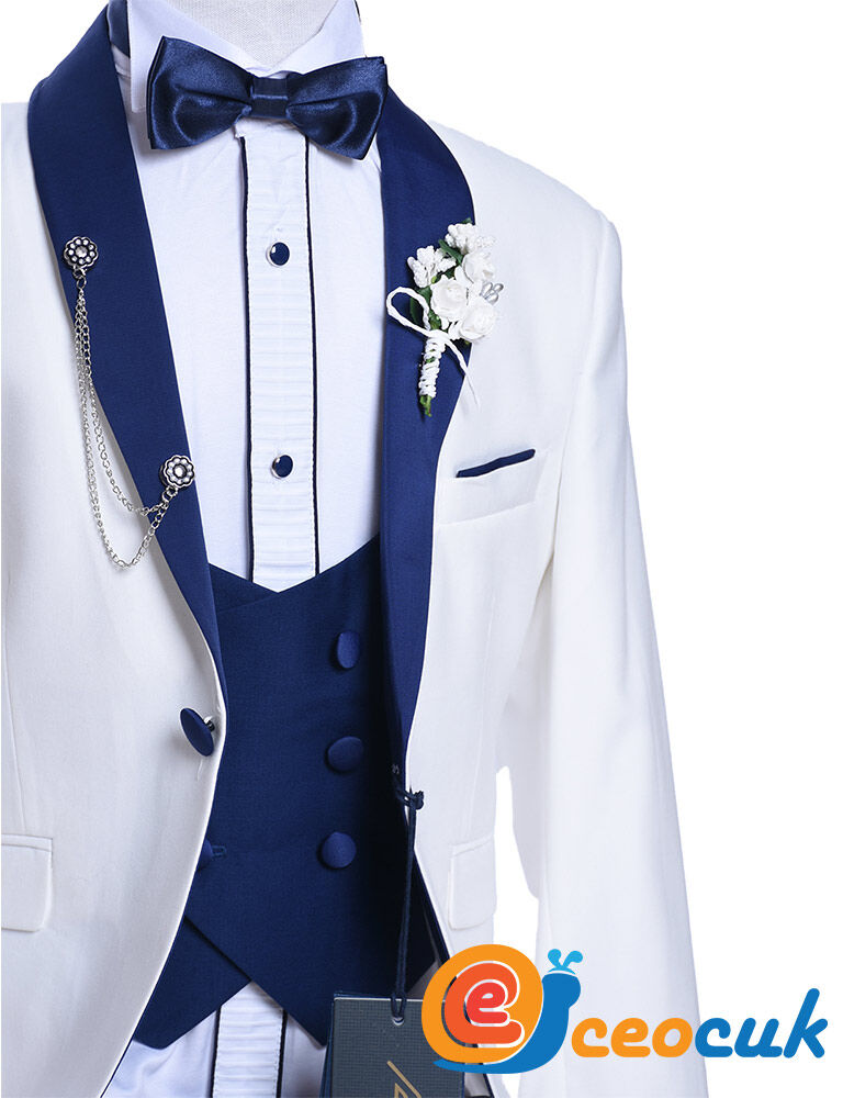 Doctor junior Lacivert Yakalı Cocuk Takim Elbise - 8