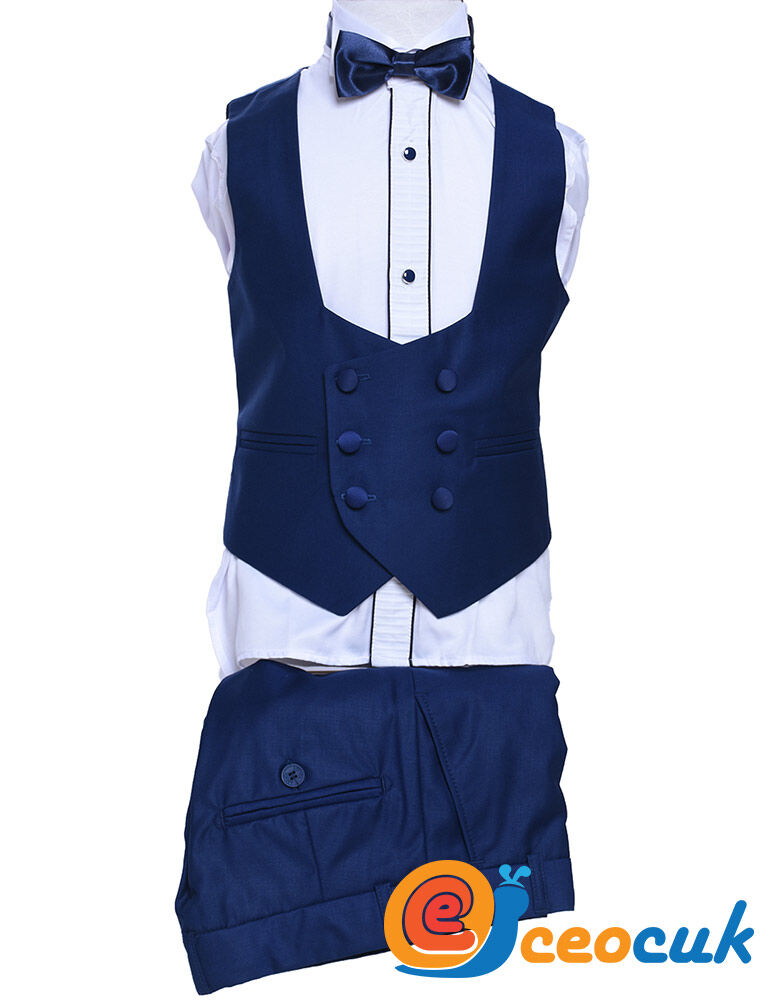 Doctor junior Lacivert Yakalı Cocuk Takim Elbise - 9