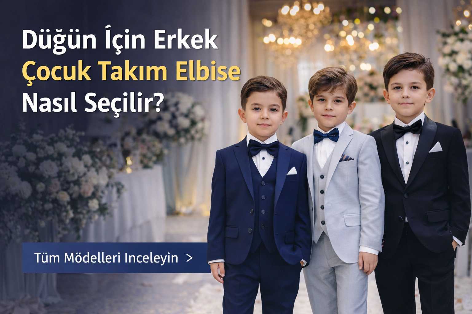 Düğün İçin Erkek Çocuk Takım Elbise Nasıl Seçilir?
