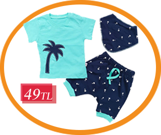  - Palmiyeli 3'lü takım