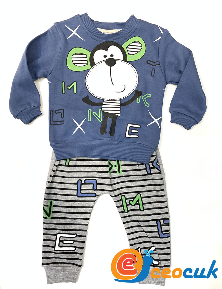  - Sevimli Maymun Pijama Takım