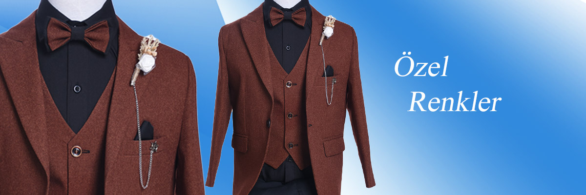 ceocuk - Tarçın Rengi Çocuk Takım Elbise ceocuk - Tarçın Rengi Çocuk Takım Elbise