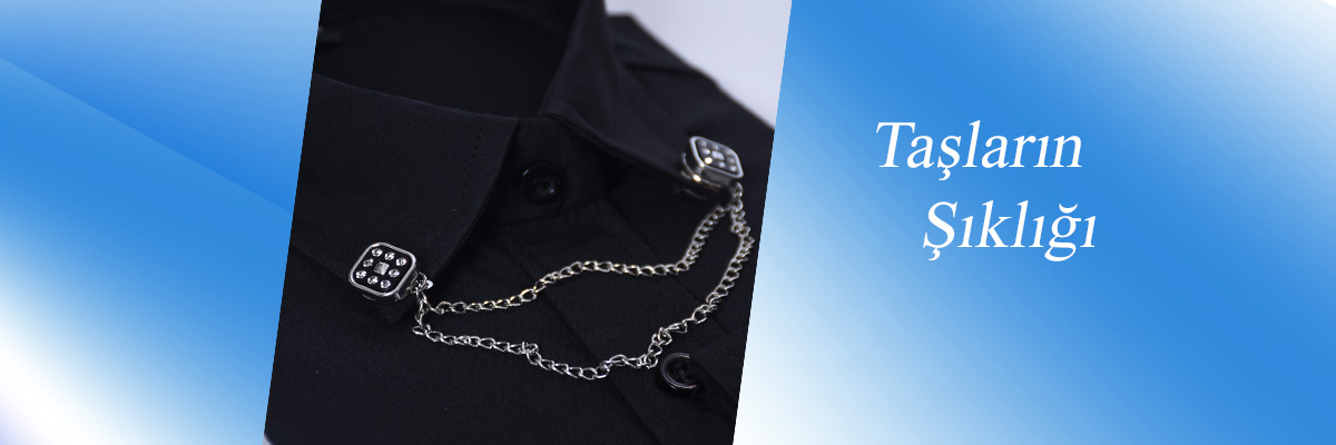 ceocuk - Yaka Taşlı Siyah Çocuk Gömlek